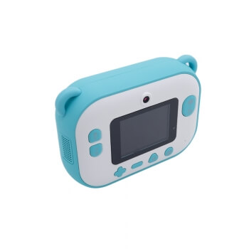 Детский фотоаппарат Kids Camera Fun Print (голубой)-2