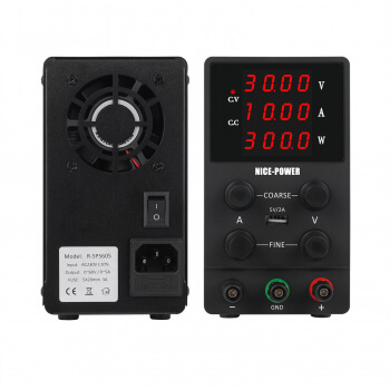 Лабораторный блок питания NicePower 30V-10A SPS3010 черный-3