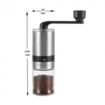 Ручная кофемолка с регулировкой помола из нержавеющей стали Chefshere Coffee-4