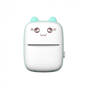 Мини-принтер KittyPrint Color, бело-голубой-1