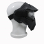 Игровая тактическая маска К2 с козырьком черная-3