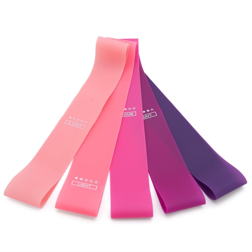 Купить фитнес резинки латексные ProResist 5шт. розовые в Томске ...